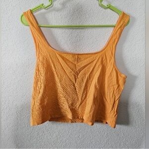 Orange Sleeveless Women's Top